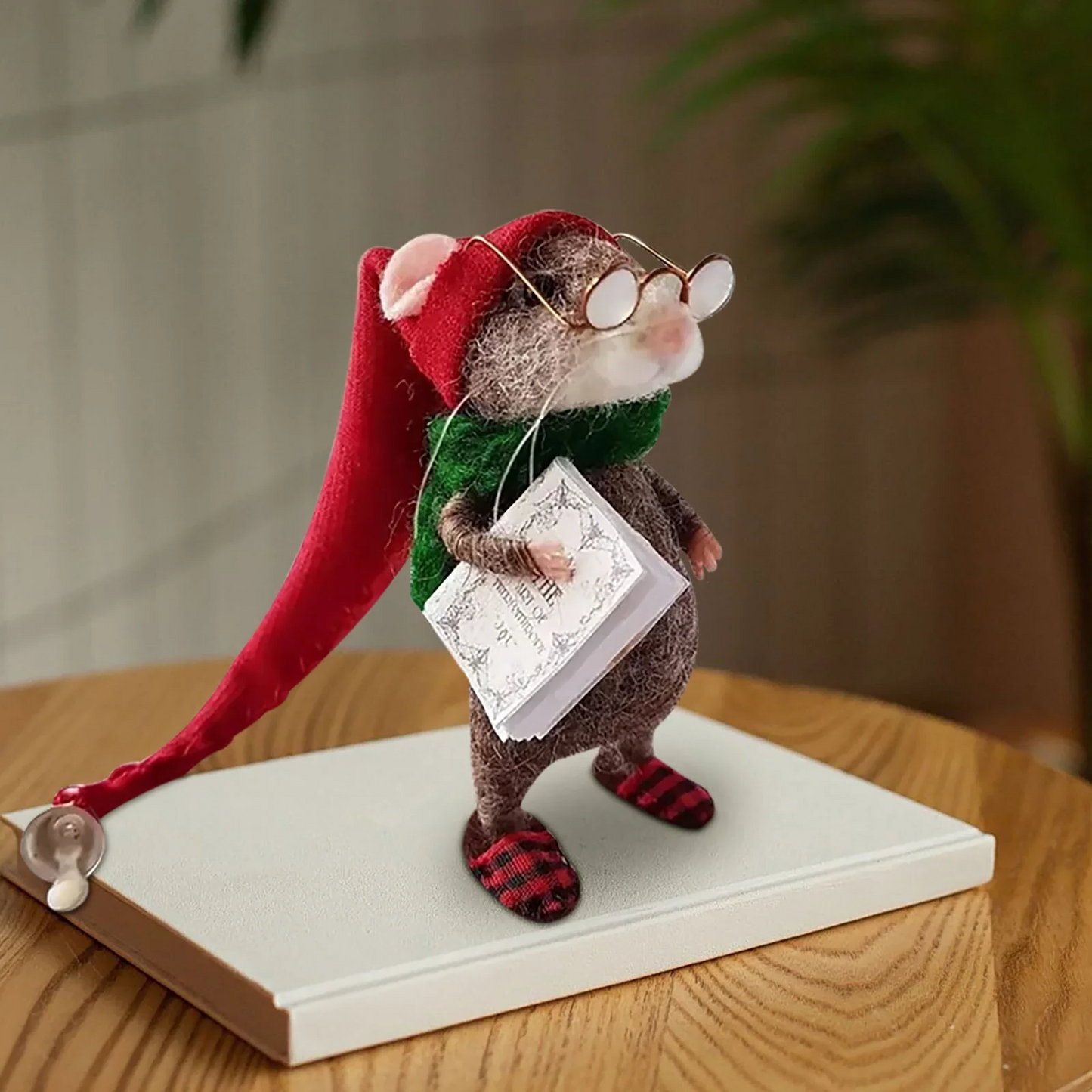 Needle Felted Mouse Craft Kit with Wire Frame and Complete Materials, 3 Inch