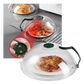 Vented Microwave Food Cover with Steam Vent and Splash Guard for 10.3in Plates