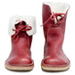 Winter Boots with Wool Lining and Rubber Sole, Adjustable Collar