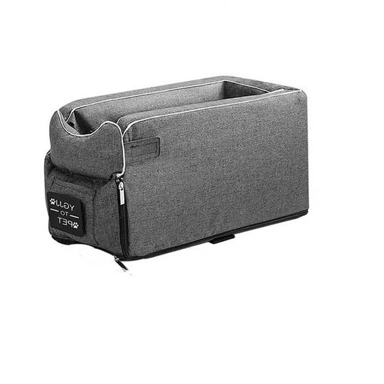 sjbackyard Pet Armrest Safety Seat, Car Seat Travel Bag for Small Dogs and Cats