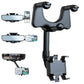 sjbackyard Rotatable and Retractable Car Phone Holder 360 Degree Rear View Mirror Mount