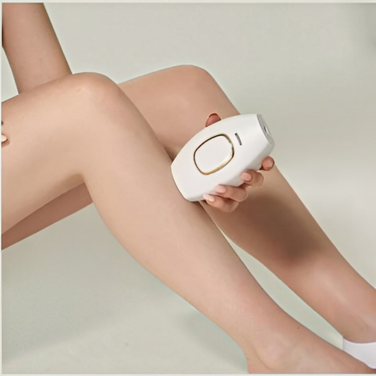 At-Home Hair Removal Device with Light Energy Technology and Contact Sensor