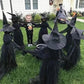 Lighted Halloween Witch Stake for Outdoor Halloween Decorations