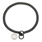 Solid Steel Chain Collar for Dogs with Polished Finish and Chew Resistant Construction