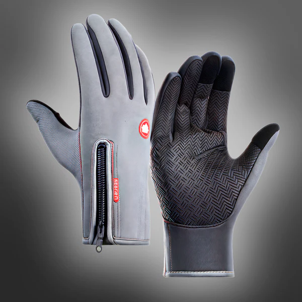 Insulated Winter Gloves with Waterproof Membrane and Touchscreen Tips, Anti-Slip Palm