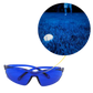 Golf Ball Finder Glasses with Blue Contrast Lenses and Lightweight Frame, Protective Case