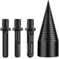 Wood Splitting Drill Bit with High Carbon Steel and Three Handle Options