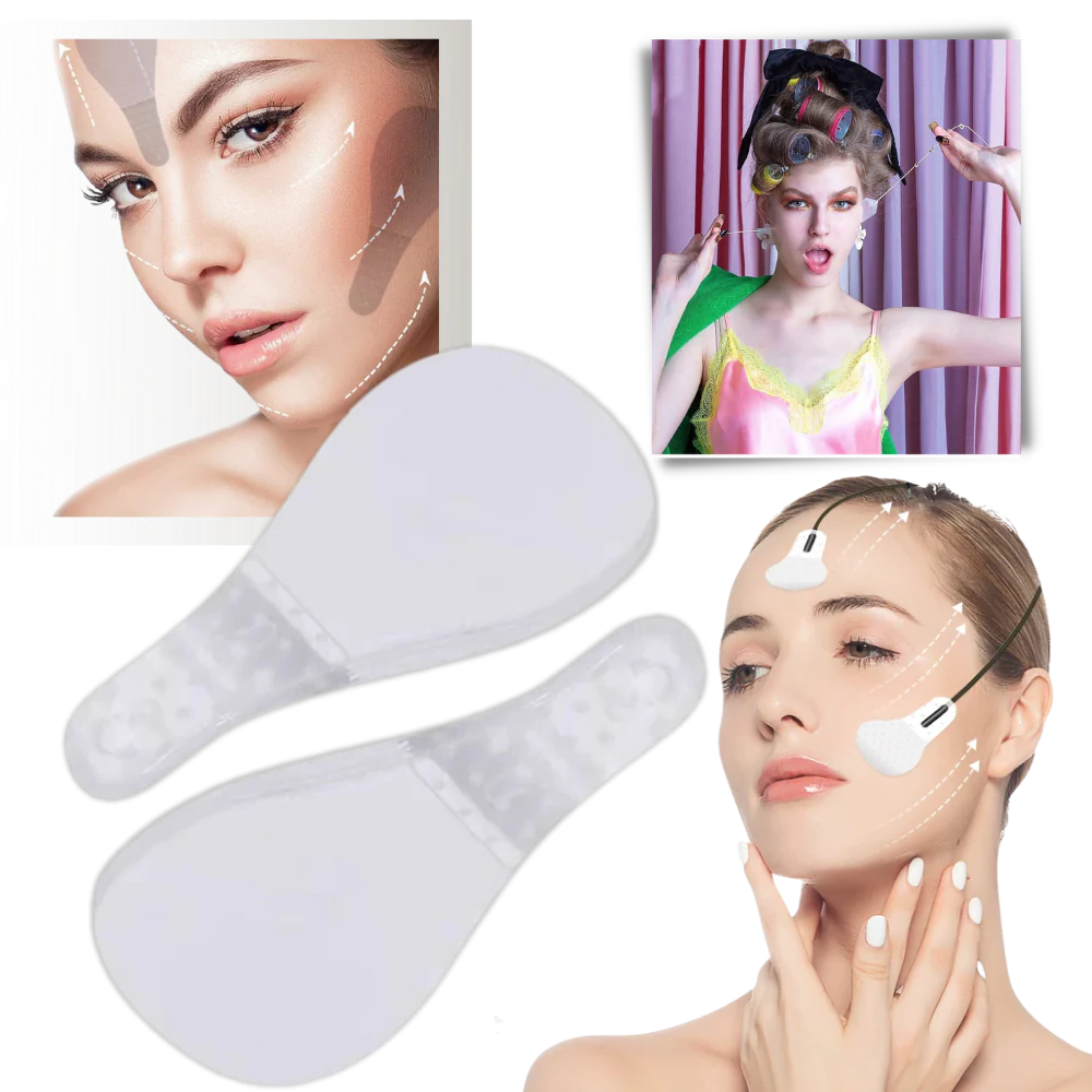 Facial Lift Tape with Medical-Grade Adhesive and Reusable Design, 40 Pieces