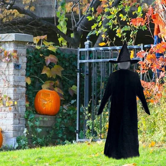 Lighted Halloween Witch Stake for Outdoor Halloween Decorations