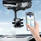 sjbackyard Rotatable and Retractable Car Phone Holder 360 Degree Rear View Mirror Mount