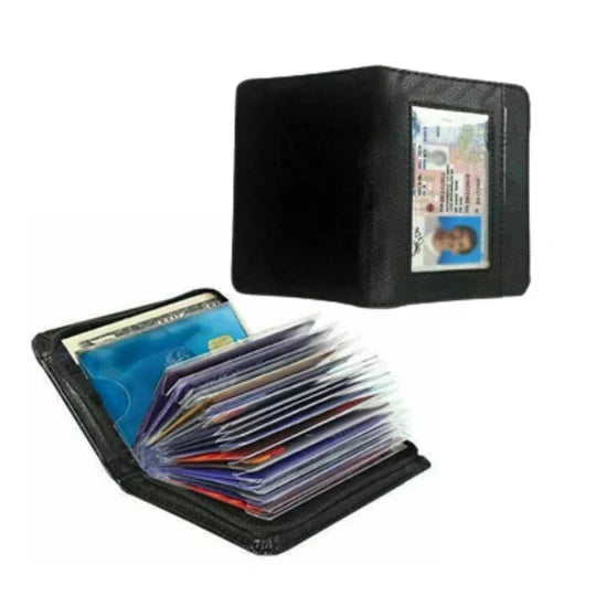 Secure Lock Wallet RFID Blocking Leather Organizer