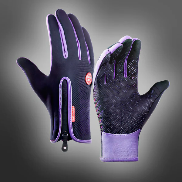 Insulated Winter Gloves with Waterproof Membrane and Touchscreen Tips, Anti-Slip Palm