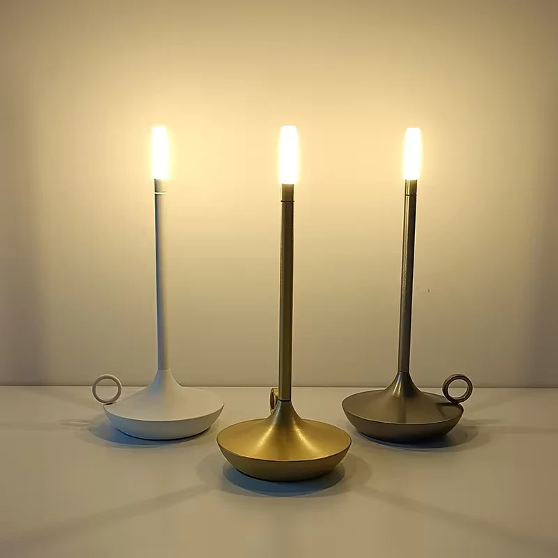 Touch Control LED Table Lamp with 12-Hour Battery and Warm White Light