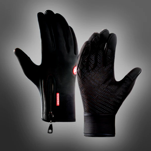 Insulated Winter Gloves with Waterproof Membrane and Touchscreen Tips, Anti-Slip Palm