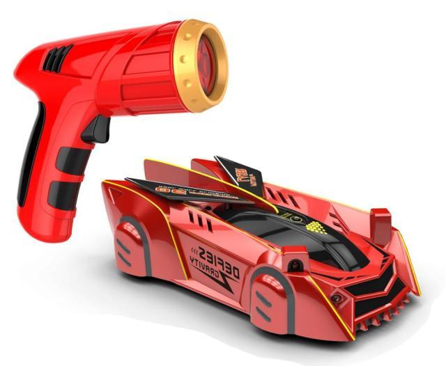 Wall Climbing RC Car with Laser Pointer Control and LED Night Lights, Rechargeable