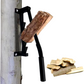 Hanging Carbon Steel Firewood Chopping Machine, Portable Wall Mounted Wood Splitter