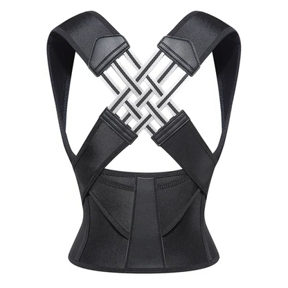 Upper Back Posture Corrector Brace with Adjustable Straps and Shoulder Support