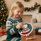 Punch Needle Embroidery Set with Pre-Printed Patterns and Adjustable Loop Height