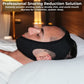 Chin Strap for Snoring with Adjustable Hook and Loop Closure and Breathable Fabric