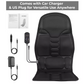 Vibrating Massage Cushion with Eight Nodes and Adjustable Heat for Chair and Car