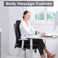 Vibrating Massage Cushion with Eight Nodes and Adjustable Heat for Chair and Car