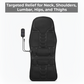 Vibrating Massage Cushion with Eight Nodes and Adjustable Heat for Chair and Car