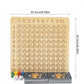 Wooden Math Learning Game with Number Chips and Addition Board for Early Learners