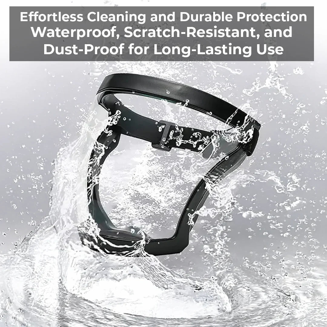 Protective Face Shield with Anti-Fog Coating and Detachable Filter All Vera Mart