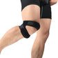 Dual Strap Knee Band with Silicone Compression Pads and Adjustable Support