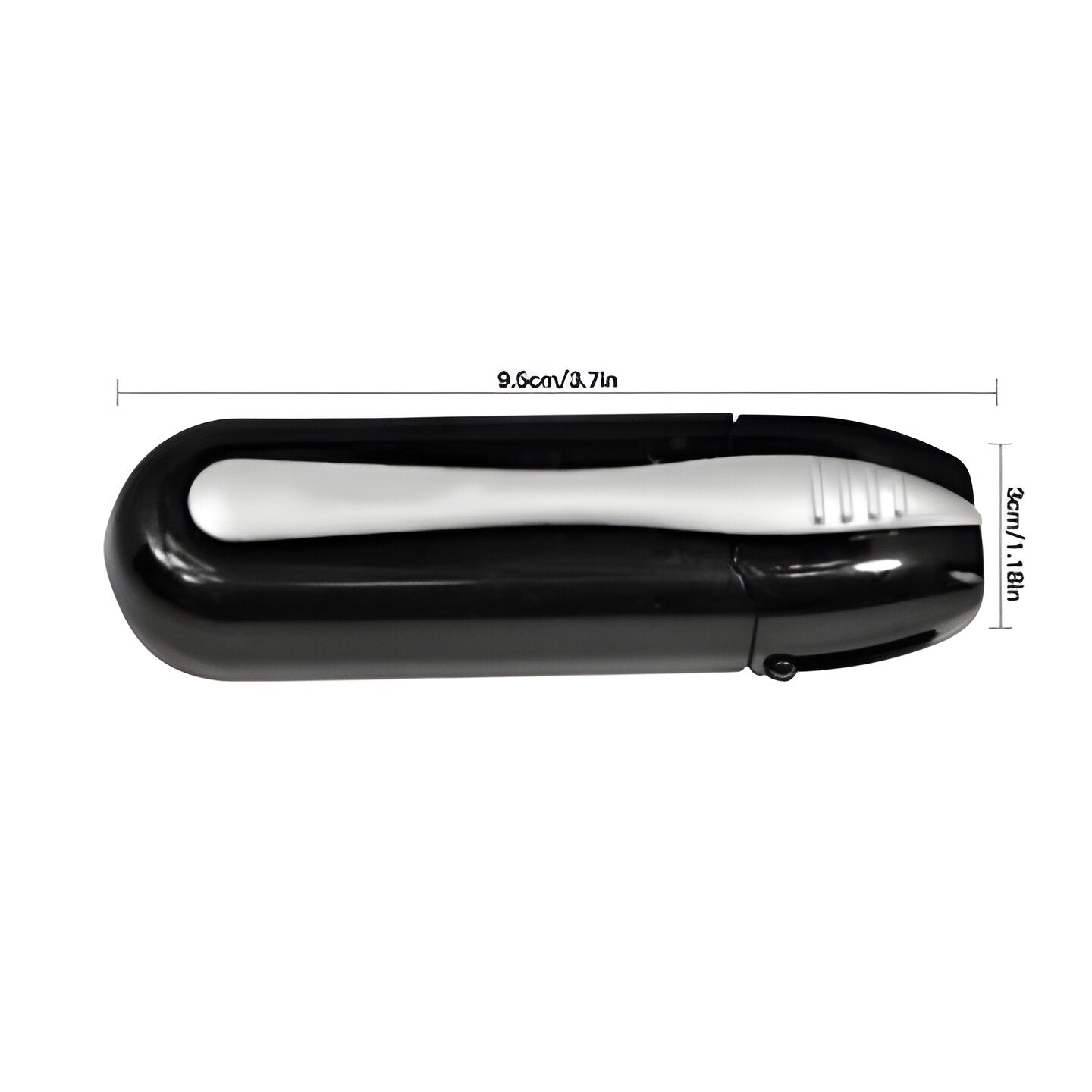 Eyeglass Cleaner with Carbon Pads and Brush, Portable Dry Cleaning Tool