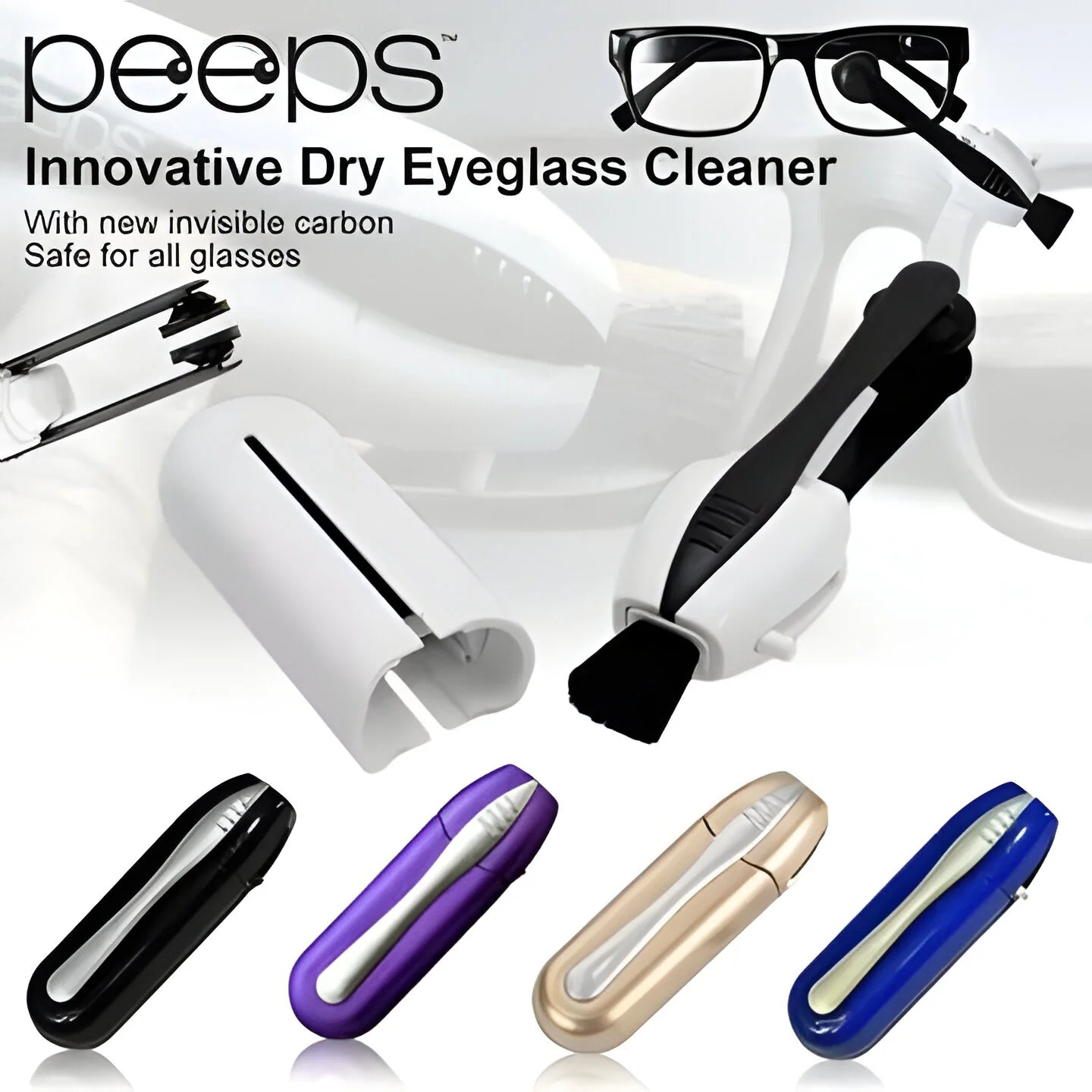 Professional Eyeglass Cleaner with Dry Cleaning Technology