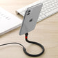 Multi-Function Charging Cable with Adjustable Phone Stand and Data Transfer