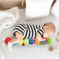 Plush Caterpillar Toy with Musical Sounds and Tactile Segments for Infants