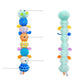 Plush Caterpillar Toy with Musical Sounds and Tactile Segments for Infants