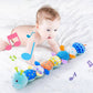 Plush Caterpillar Toy with Musical Sounds and Tactile Segments for Infants