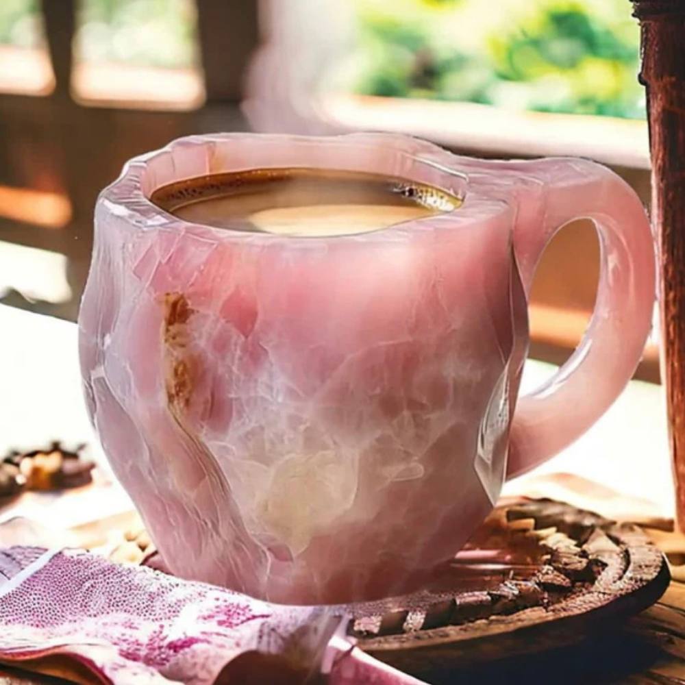 Mineral Crystal Glass Coffee Mug