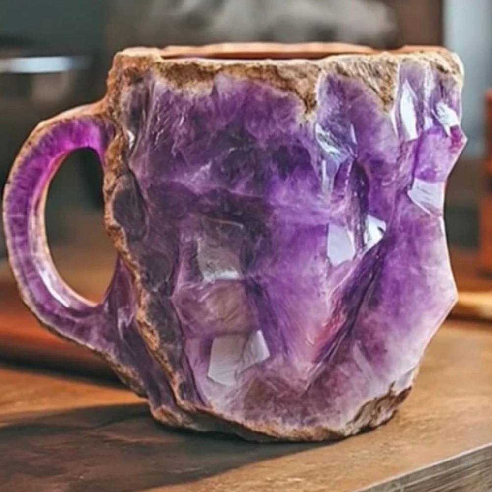 Mineral Crystal Glass Coffee Mug