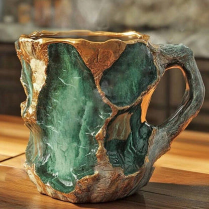 Mineral Crystal Glass Coffee Mug