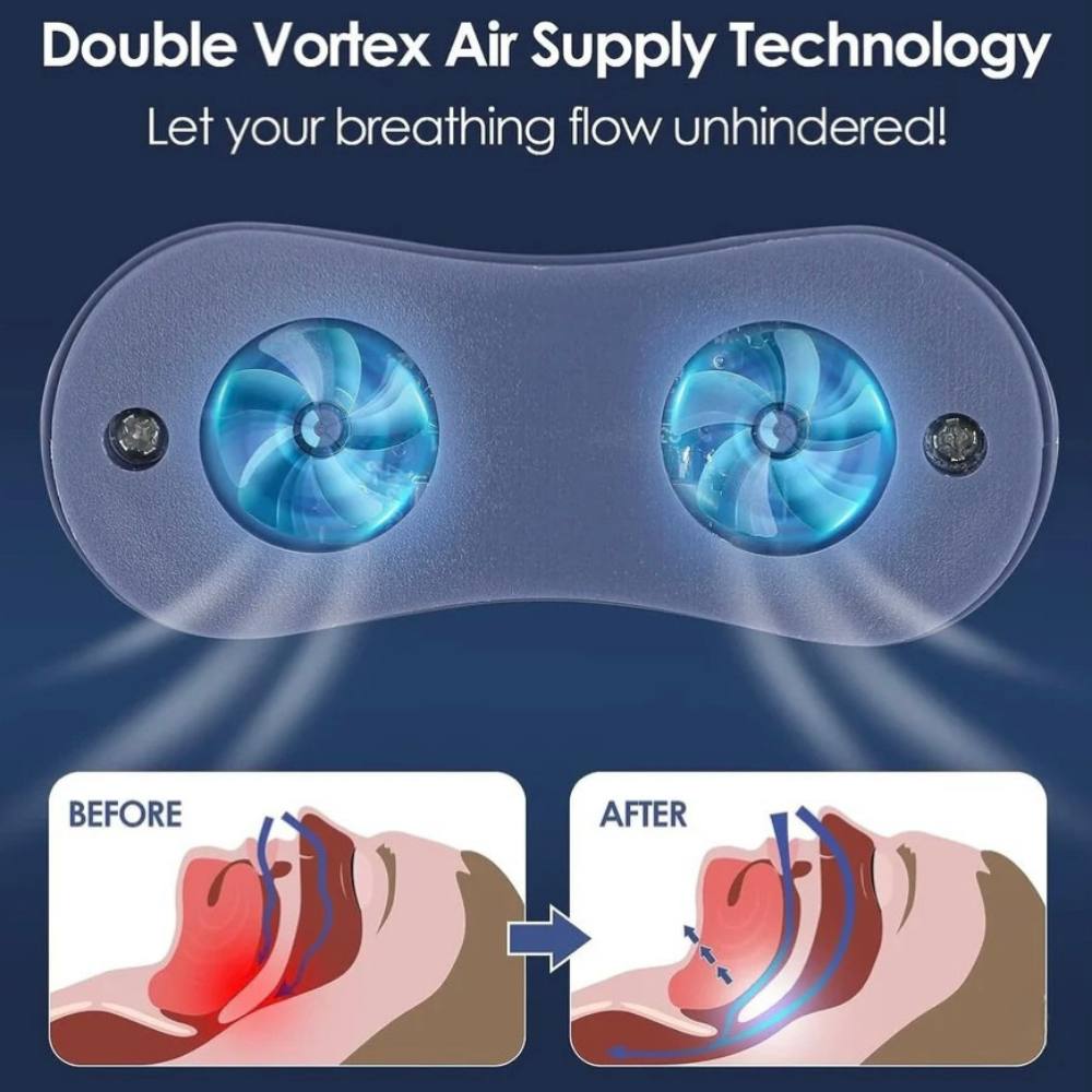 Compact Micro CPAP Device for Sleep Apnea Relief and Snoring Reduction