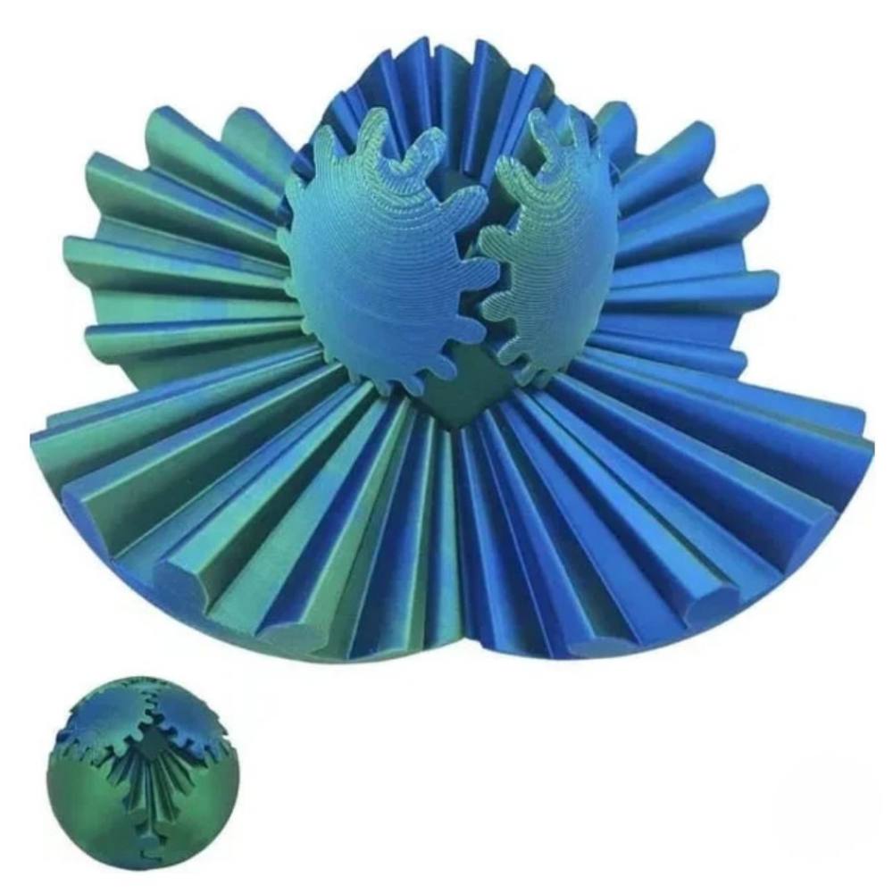 Steampunk Whirling Wonder Gear Fidget Ball