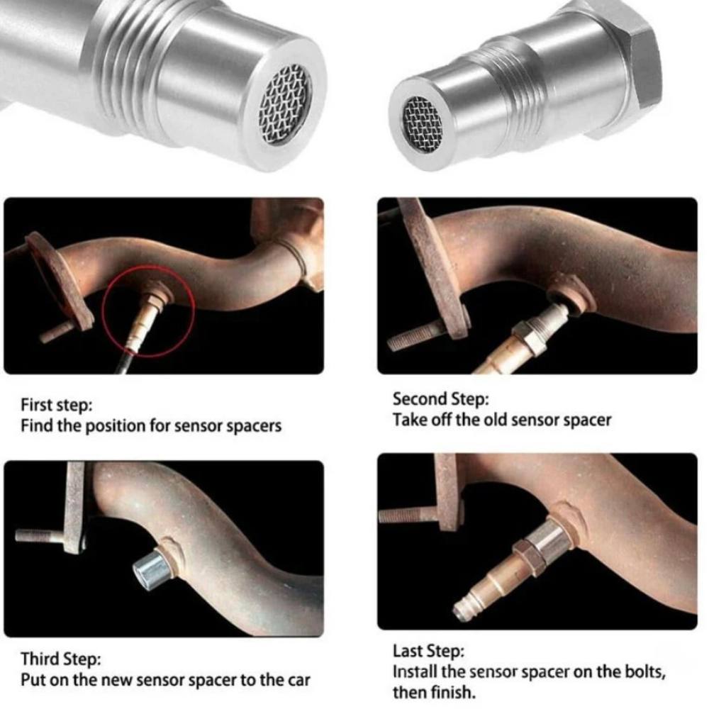Car Oxygen Sensor Adapter CEL Fix Check Engine Light Eliminator