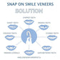 Clip On Smile Veneer for Upper and Lower Teeth