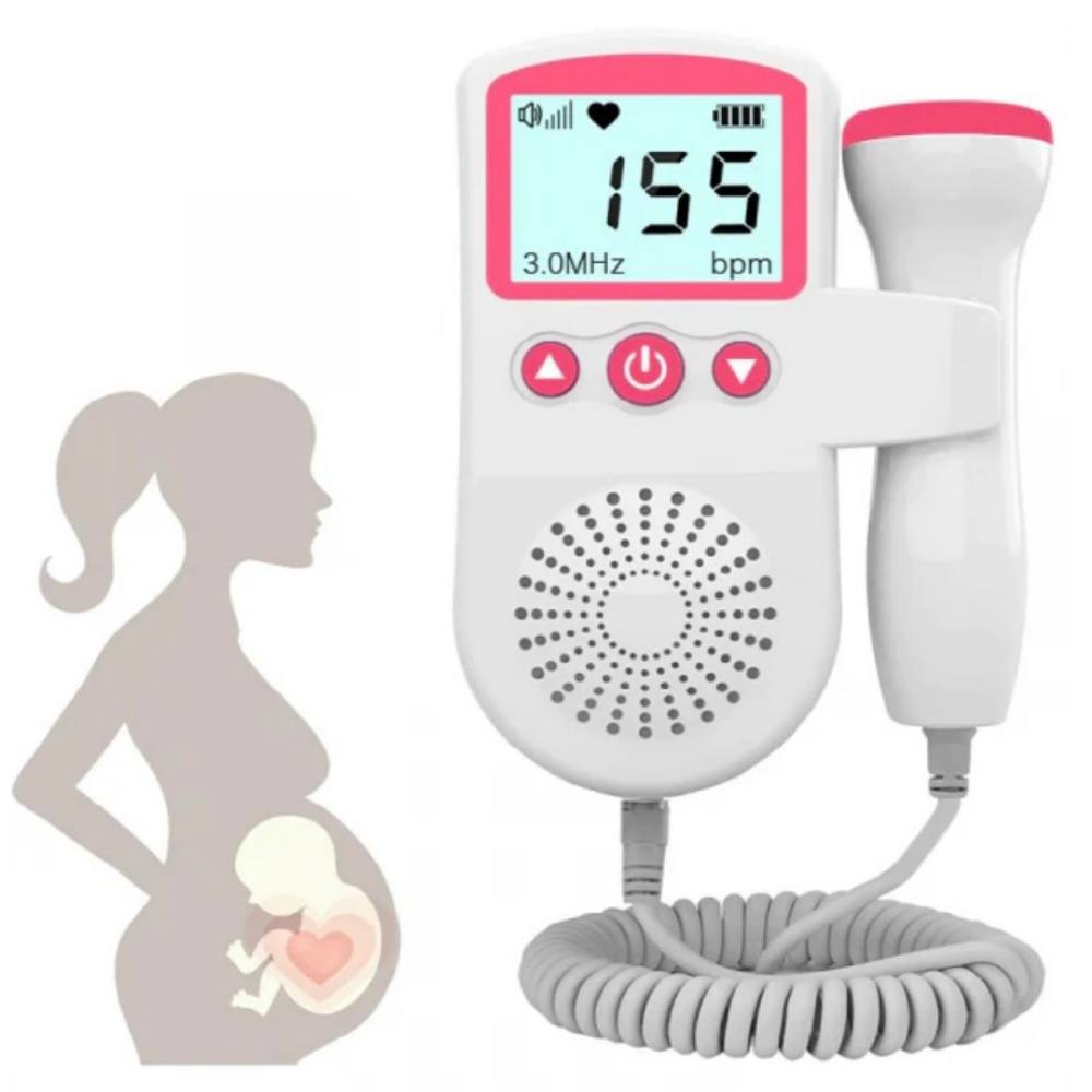 Fetal Doppler Heart Rate Monitor for Home Pregnancy, Baby Heartbeat Sound Detector
