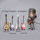 Vintage Metal Microphone Robot Guitar Lamp Desk Light