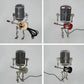 Vintage Metal Microphone Robot Guitar Lamp Desk Light