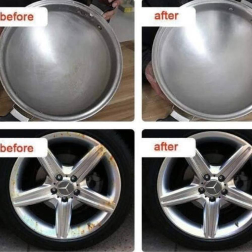Stainless Steel Scratch Remover for Rust, Discoloration, and Stains