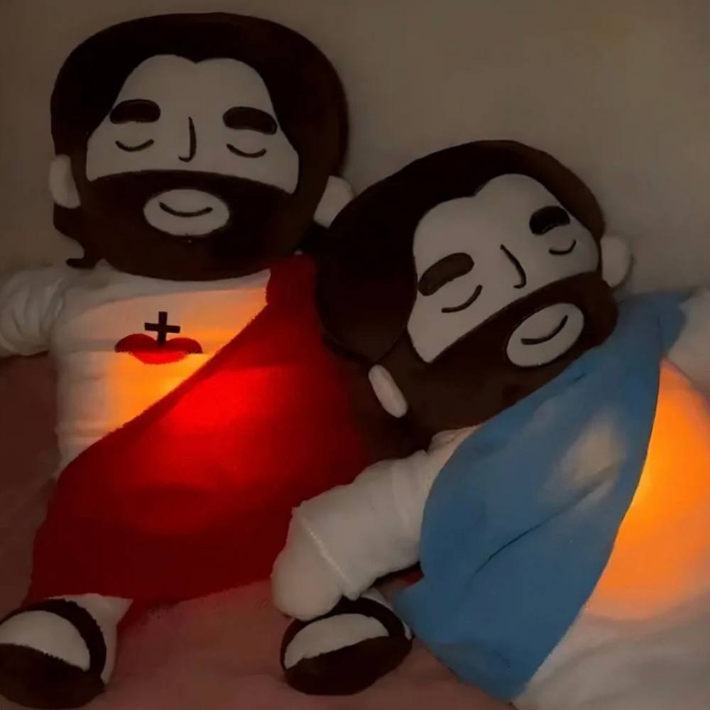 Soothing Jesus Plush Doll for Comfort and Sleep Aid