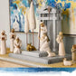 Handmade Nativity Set with Barn Wood Creche