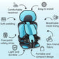 Child Protection Car Cushion Seat for Added Safety and Comfort