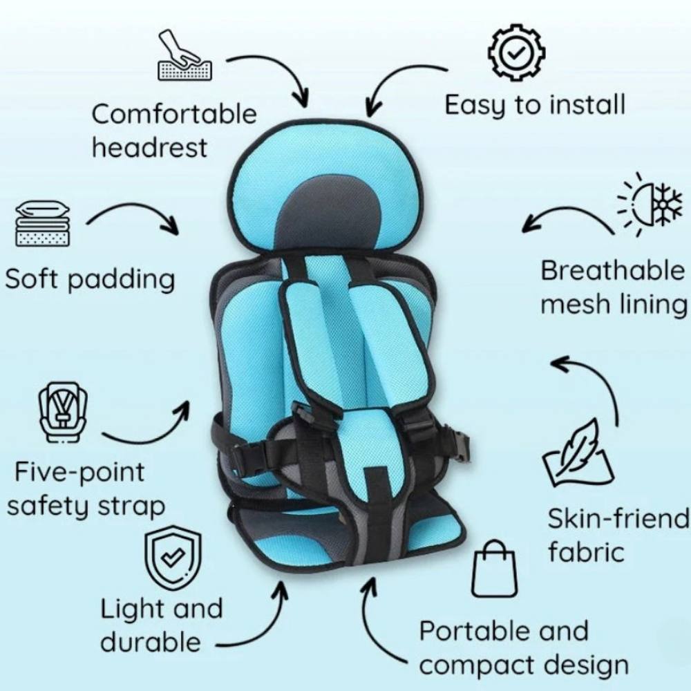 Child Protection Car Cushion Seat for Added Safety and Comfort